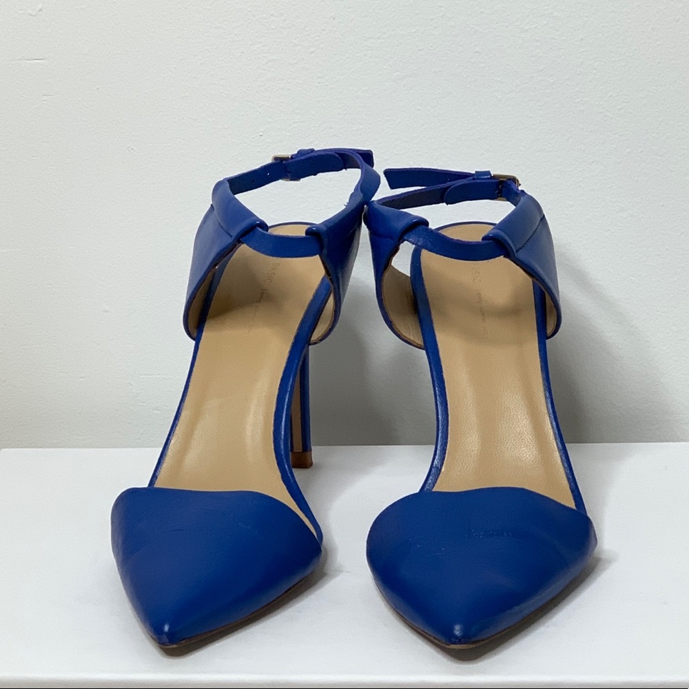 💙ZARA Blue Pumps with Ankle Strap 💙